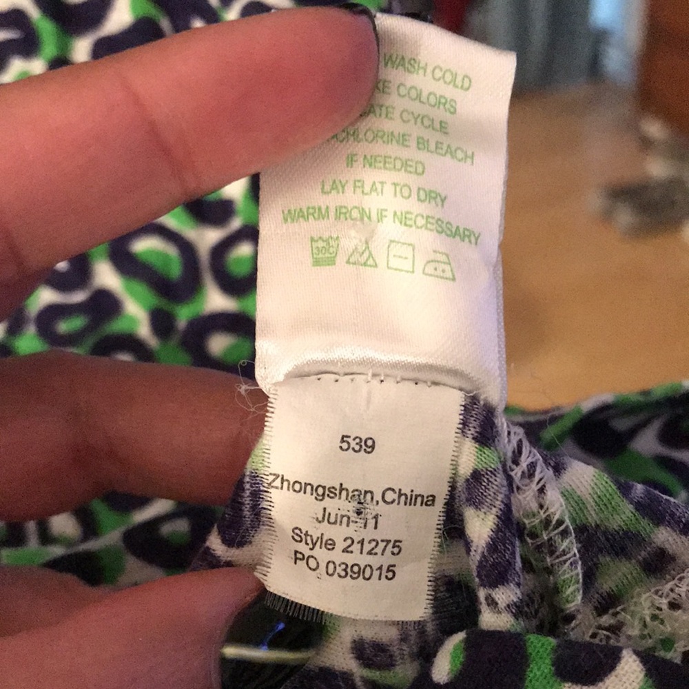 Lilly Pulitzer leopard t-shirt dress - Picture 6 of 7
